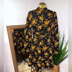Floral Long Sleeve Dress